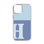 Slim Protection Case［ Original - initial two tone - H blue ］