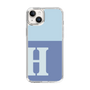 Slim Protection Case［ Original - initial two tone - H blue ］