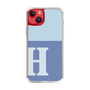 Slim Protection Case［ Original - initial two tone - H blue ］