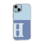 Slim Protection Case［ Original - initial two tone - H blue ］