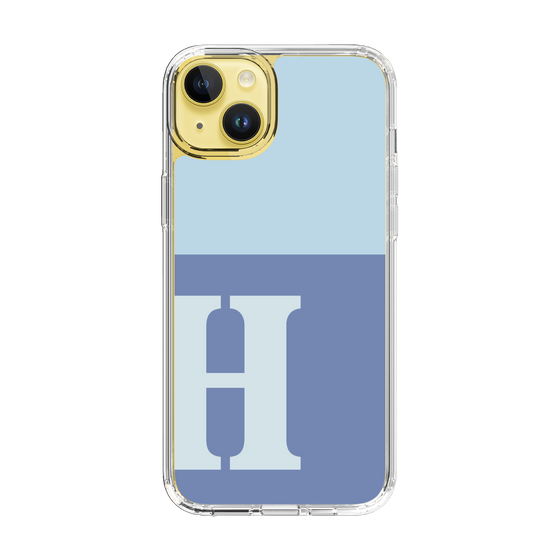 Slim Protection Case［ Original - initial two tone - H blue ］