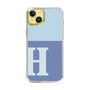 Slim Protection Case［ Original - initial two tone - H blue ］