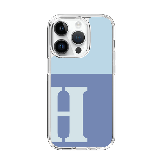 Slim Protection Case［ Original - initial two tone - H blue ］