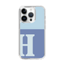 Slim Protection Case［ Original - initial two tone - H blue ］