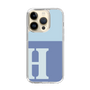 Slim Protection Case［ Original - initial two tone - H blue ］
