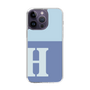 Slim Protection Case［ Original - initial two tone - H blue ］