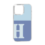 Slim Protection Case［ Original - initial two tone - H blue ］