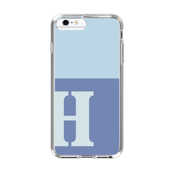 Slim Protection Case［ Original - initial two tone - H blue ］