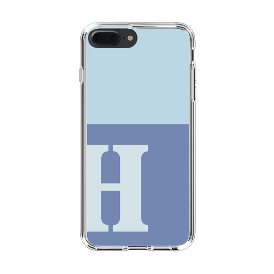 Slim Protection Case［ Original - initial two tone - H blue ］