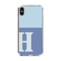 Slim Protection Case［ Original - initial two tone - H blue ］