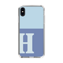 Slim Protection Case［ Original - initial two tone - H blue ］