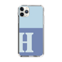 Slim Protection Case［ Original - initial two tone - H blue ］