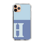 Slim Protection Case［ Original - initial two tone - H blue ］