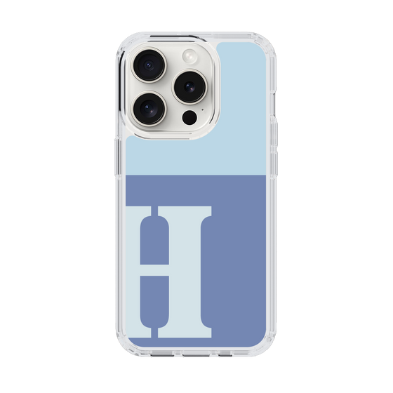 Slim Protection Case［ Original - initial two tone - H blue ］