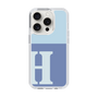 Slim Protection Case［ Original - initial two tone - H blue ］