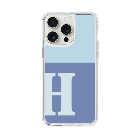 Slim Protection Case［ Original - initial two tone - H blue ］