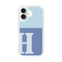 Slim Protection Case［ オリジナル - initial two tone - H blue ］