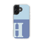 Slim Protection Case［ オリジナル - initial two tone - H blue ］