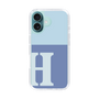 Slim Protection Case［ オリジナル - initial two tone - H blue ］