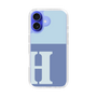 Slim Protection Case［ オリジナル - initial two tone - H blue ］