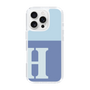 Slim Protection Case［ オリジナル - initial two tone - H blue ］