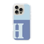 Slim Protection Case［ オリジナル - initial two tone - H blue ］