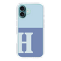 Slim Protection Case［ オリジナル - initial two tone - H blue ］