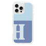 Slim Protection Case［ オリジナル - initial two tone - H blue ］