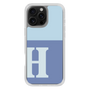 Slim Protection Case［ オリジナル - initial two tone - H blue ］