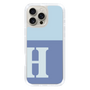 Slim Protection Case［ オリジナル - initial two tone - H blue ］