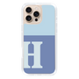 Slim Protection Case［ オリジナル - initial two tone - H blue ］