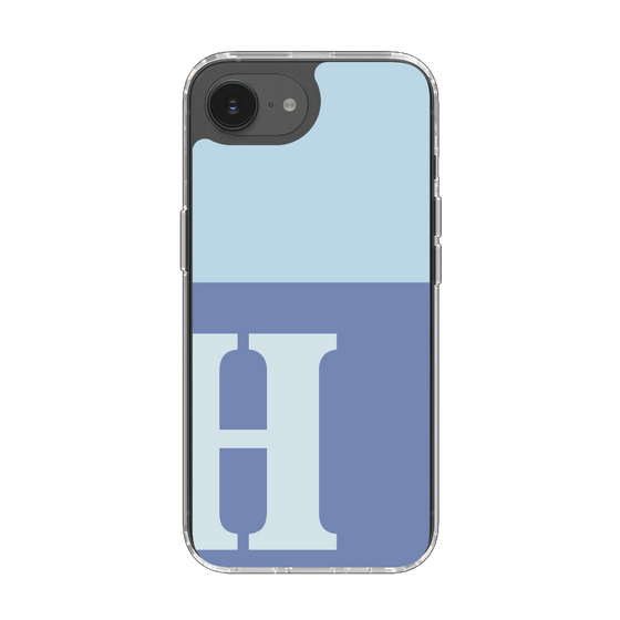 Slim Protection Case［ Original - initial two tone - H blue ］