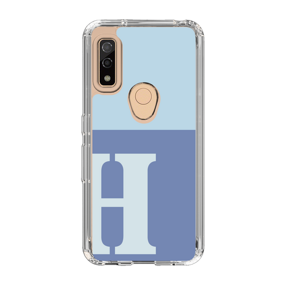 Slim Protection Case［ Original - initial two tone - H blue ］