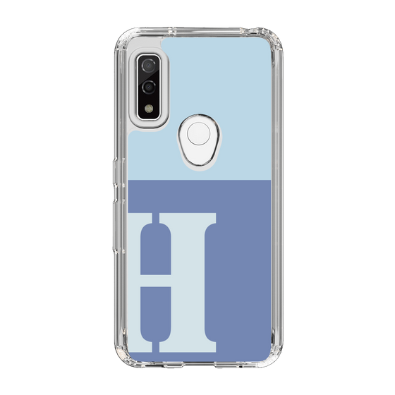 Slim Protection Case［ Original - initial two tone - H blue ］