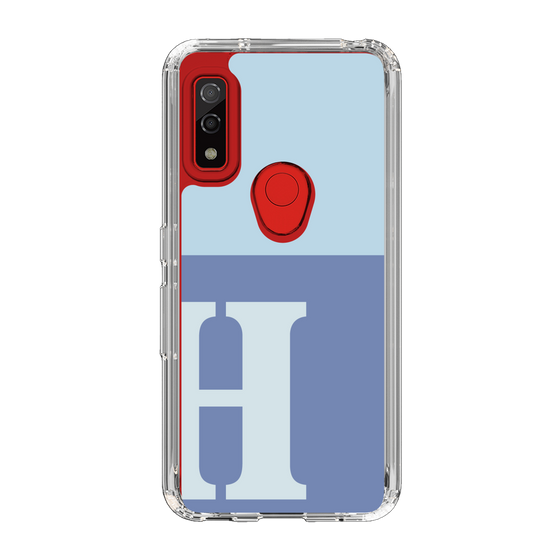 Slim Protection Case［ Original - initial two tone - H blue ］