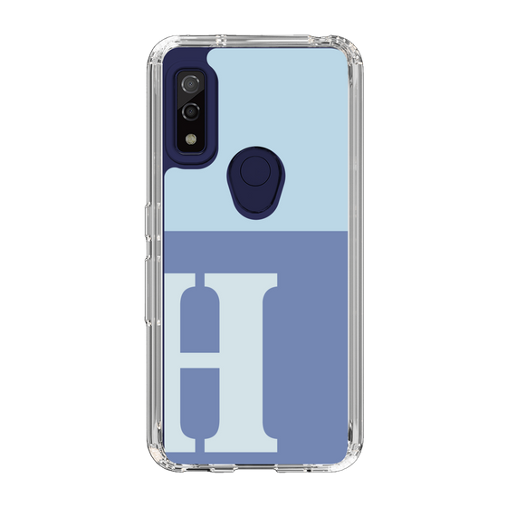 Slim Protection Case［ Original - initial two tone - H blue ］