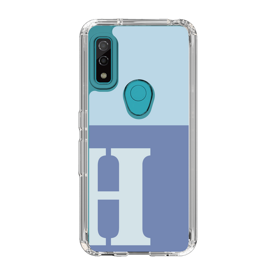 Slim Protection Case［ Original - initial two tone - H blue ］