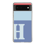 Slim Protection Case［ Original - initial two tone - H blue ］