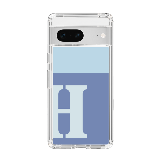 Slim Protection Case［ Original - initial two tone - H blue ］
