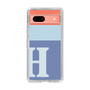 Slim Protection Case［ Original - initial two tone - H blue ］