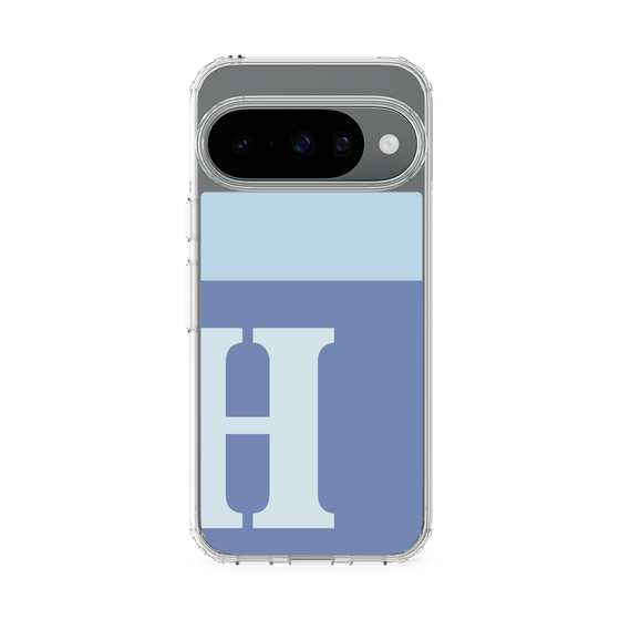 Slim Protection Case［ Original - initial two tone - H blue ］