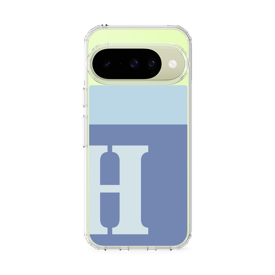 Slim Protection Case［ Original - initial two tone - H blue ］