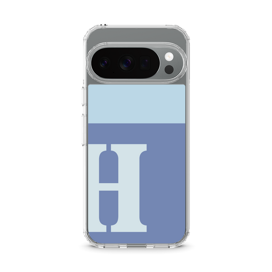 Slim Protection Case［ Original - initial two tone - H blue ］