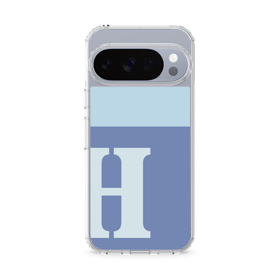 Slim Protection Case［ Original - initial two tone - H blue ］