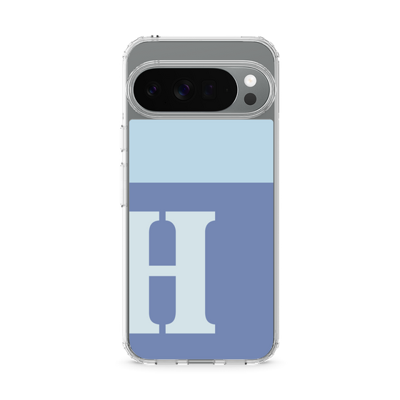 Slim Protection Case［ Original - initial two tone - H blue ］