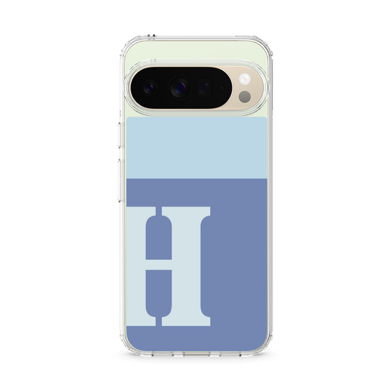 Slim Protection Case［ Original - initial two tone - H blue ］