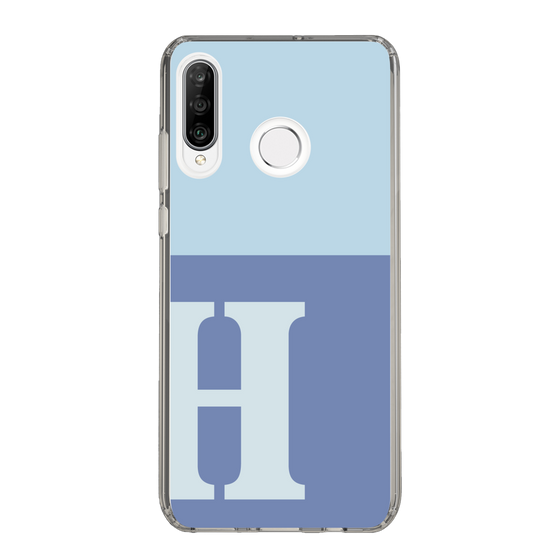 Slim Protection Case［ Original - initial two tone - H blue ］