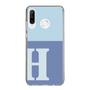 Slim Protection Case［ Original - initial two tone - H blue ］