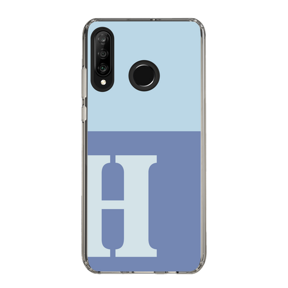 Slim Protection Case［ Original - initial two tone - H blue ］