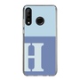 Slim Protection Case［ Original - initial two tone - H blue ］